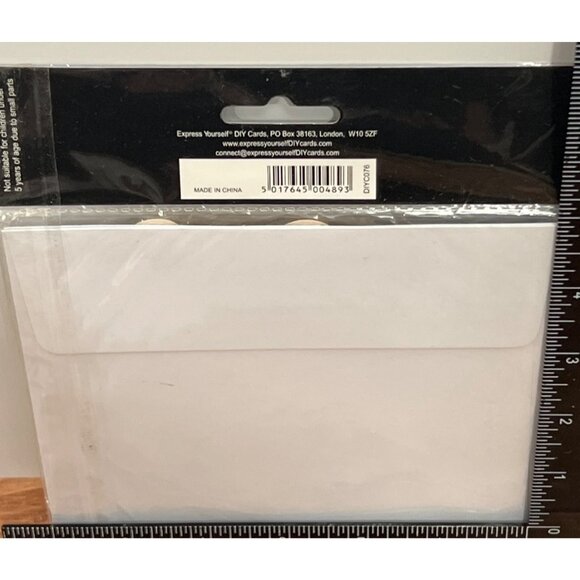 Teddy Bear Shaped Card Blanks Express Yourself DIY Card making DIYCO76 - Picture 3 of 3